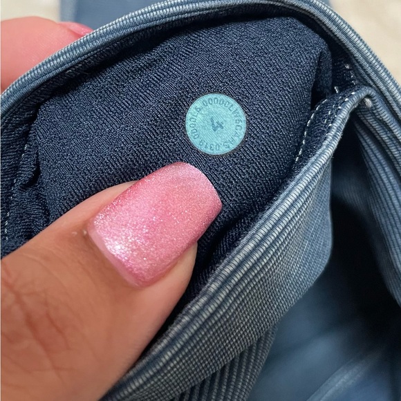 Lululemon Wunder Under HR Tight *Snow Washed Ribbed 28" Washed Night Diver - Picture 8 of 9